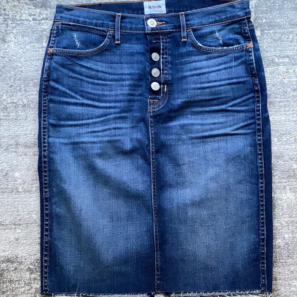 Hudson denim mini skirt NWOT